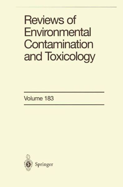 Reviews of Environmental Contamination and Toxicology (eBook, PDF)