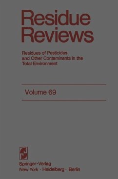 Residue Reviews (eBook, PDF) - Gunther, Francis A.; Gunther, Jane Davies