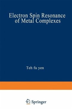Cover Electron Spin Resonance of Metal Complexes (eBook, PDF)