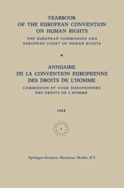 Cover Yearbook of the European Convention on Human Rights / Annuaire de la Convention Europeenne des Droits de L'homme (eBook, PDF)