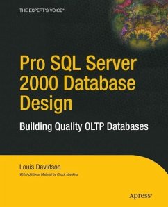 Pro SQL Server 2000 Database Design (eBook, PDF) - Davidson, Louis