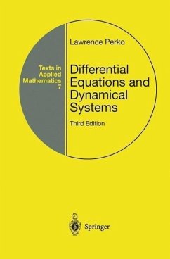 Differential Equations and Dynamical Systems (eBook, PDF) - Perko, Lawrence