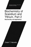 Biochemistry of Scandium and Yttrium, Part 2: Biochemistry and Applications (eBook, PDF)