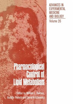 Cover Pharmacological Control of Lipid Metabolism (eBook, PDF)