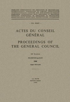 Actes du Conseil Général / Proceedings of the General Council (eBook, PDF) - Randall, S.; Thompson, A.