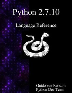 Python 2.7.10 Language Reference - Team, Python Development; Rossum, Guido Van