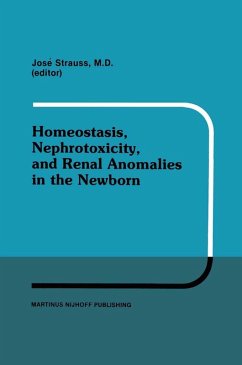 Cover Homeostasis, Nephrotoxicity, and Renal Anomalies in the Newborn (eBook, PDF)