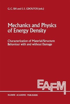 Cover Mechanics and Physics of Energy Density (eBook, PDF)