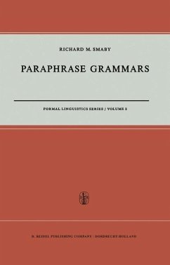 Paraphrase Grammars (eBook, PDF) - Smaby, R. M.