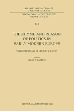 Cover The Rhyme and Reason of Politics in Early Modern Europe (eBook, PDF)