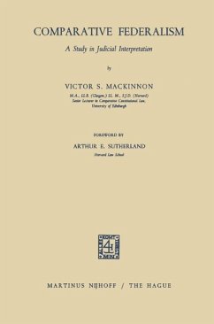 Comparative Federalism (eBook, PDF) - Mackinnon, Victor S.