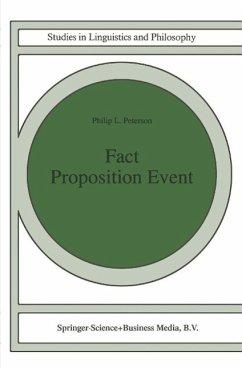 Fact Proposition Event (eBook, PDF) - Peterson, P. L.