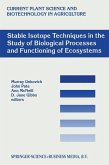 Stable Isotope Techniques in the Study of Biological Processes and Functioning of Ecosystems (eBook, PDF)