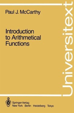 Introduction to Arithmetical Functions (eBook, PDF) - McCarthy, Paul J.