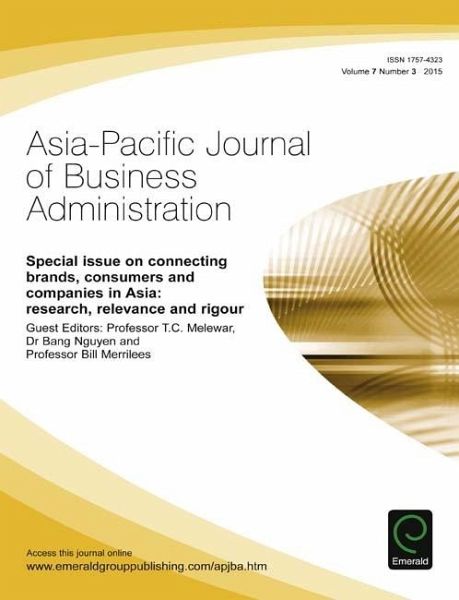 Special Issue on Connecting Brands, Consumers and Companies in Asia (eBook, PDF)