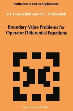 Boundary Value Problems for Operator Differential Equations (eBook, PDF) - Gorbachuk, Myroslav L.