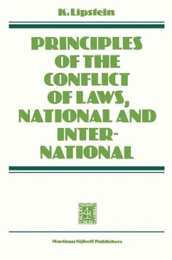 Principles of the Conflict of Laws National and International (eBook, PDF) - Lipstein, K.