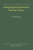 Semigroups in Geometrical Function Theory (eBook, PDF)