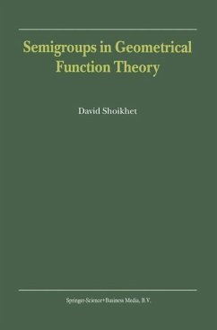 Cover Semigroups in Geometrical Function Theory (eBook, PDF)