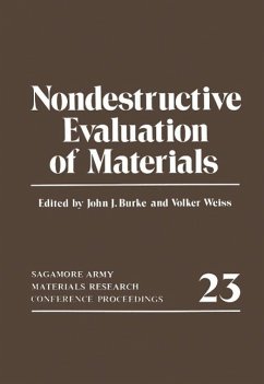 Nondestructive Evaluation of Materials (eBook, PDF) - Weiss, Volker; Burke, John J.