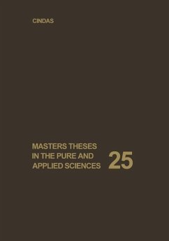 Cover Masters Theses in the Pure and Applied Sciences (eBook, PDF)