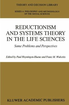 Cover Reductionism and Systems Theory in the Life Sciences (eBook, PDF)