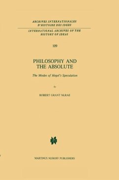 Philosophy and the Absolute (eBook, PDF) - Mcrae, R. G.