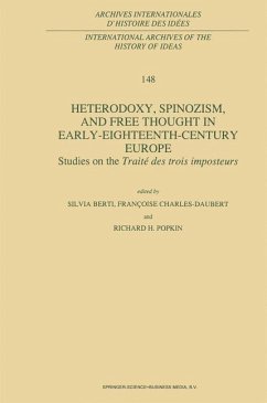 Cover Heterodoxy, Spinozism, and Free Thought in Early-Eighteenth-Century Europe (eBook, PDF)