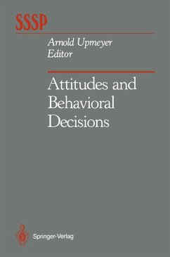 Attitudes and Behavioral Decisions (eBook, PDF)