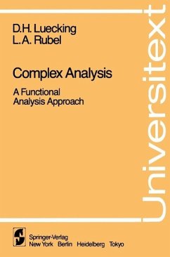 Complex Analysis (eBook, PDF) - Luecking, D. H.; Rubel, L. A.