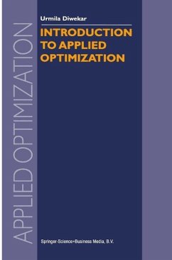 Introduction to Applied Optimization (eBook, PDF) - Diwekar, Urmila