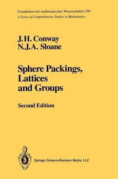 Sphere Packings, Lattices and Groups (eBook, PDF) - Conway, J. H.; Sloane, N. J. A.