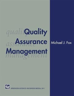 Quality Assurance Management (eBook, PDF) - Fox, Michael J.