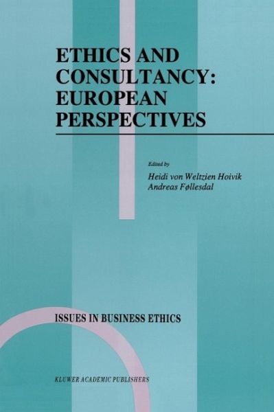 Ethics and Consultancy: European Perspectives (eBook, PDF)
