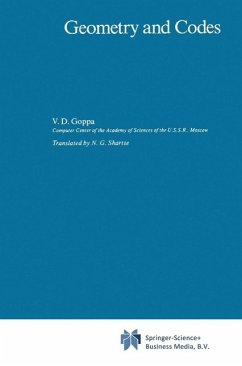 Geometry and Codes (eBook, PDF) - Goppa