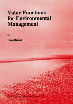 Value Functions for Environmental Management (eBook, PDF) - Beinat, E.