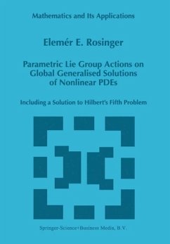 Parametric Lie Group Actions on Global Generalised Solutions of Nonlinear PDEs (eBook, PDF) - Rosinger, Elemer E.