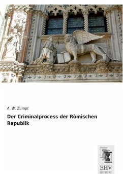 Der Criminalprocess der Römischen Republik