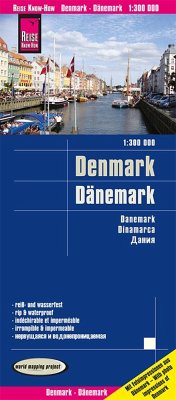 Reise Know-How Landkarte Dänemark / Denmark (1:300.000); .; Denmark / Danemark / Dinamarca