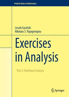 Exercises in Analysis - Gasinski, Leszek;Papageorgiou, Nikolaos S.