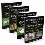 Homesteading Animals 4-Book Bundle: Rearing Rabbits, Chickens, Ducks & Geese: A Comprehensive Introduction To Raising Popular Farmyard Animals (eBook, ePUB)