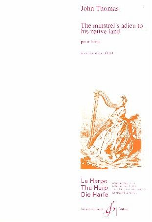 The Minstrel's adieu to his native Land pour harpe