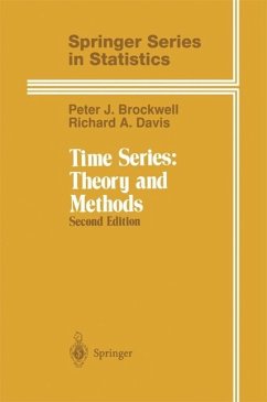 Time Series: Theory and Methods (eBook, PDF) - Brockwell, Peter J.; Davis, Richard A.