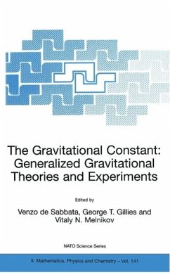 The Gravitational Constant: Generalized Gravitational Theories and Experiments (eBook, PDF)