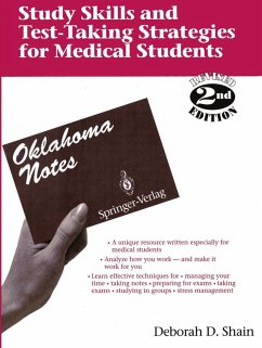 Study Skills and Test-Taking Strategies for Medical Students (eBook, PDF) - Shain, Deborah D.