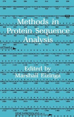 Methods in Protein Sequence Analysis (eBook, PDF) - Elzinga, Marshall