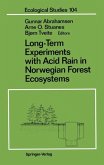 Long-Term Experiments with Acid Rain in Norwegian Forest Ecosystems (eBook, PDF)