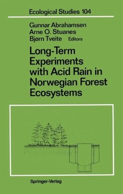 Long-Term Experiments with Acid Rain in Norwegian Forest Ecosystems (eBook, PDF)