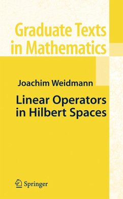 Linear Operators in Hilbert Spaces (eBook, PDF) - Weidmann, Joachim
