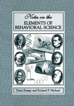 Notes on the Elements of Behavioral Science (eBook, PDF) - Zumpe, Doris; Michael, Richard P.